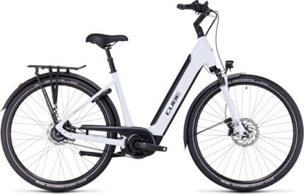 Vélo de Ville Électrique Cube Supreme RT Hybrid 500 WH Flashwhite’n’Black - Easy Entry