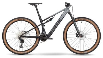 VTT Électrique Tout Suspendu BMC Fourstroke AMP LT Three Shimano SLX 12V 360 Wh 29'' Gris Fer Noir 2023