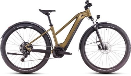 Vtt électrique Cube reaction hybrid performance 500 allroad trapeze goldenlime´n´black