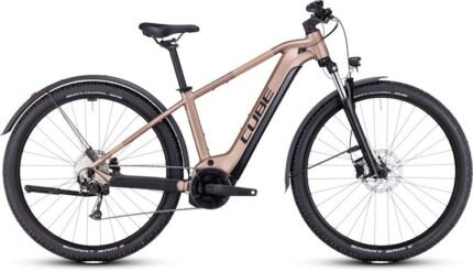 Vtt électrique Cube reaction hybrid performance 500 allroad metallicbrown´n´orange