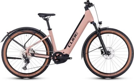Vtt électrique Cube reaction hybrid pro 750 allroad blushrose´n´silver easy entry