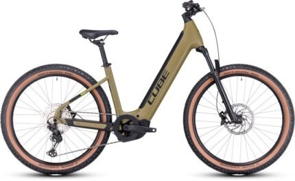 Vtt électrique Cube reaction hybrid race 750 olive´n´green easy entry
