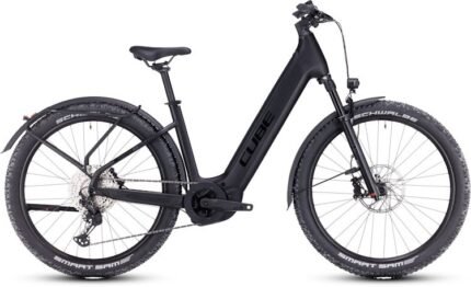 Vtt électrique Cube reaction hybrid slx 750 allroad black´n´reflex easy entry