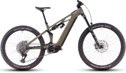 Vtt électrique Cube stereo hybrid one77 hpc tm 800 dustyolive´n´gold